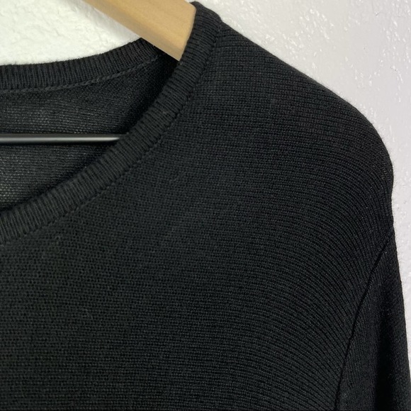 🖤 3/$25 SALE!!!
J. Jill black long sleeve round neck knit midi dress - Picture 7 of 12